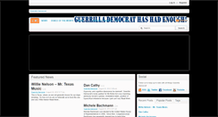 Desktop Screenshot of guerrillademocrat.com